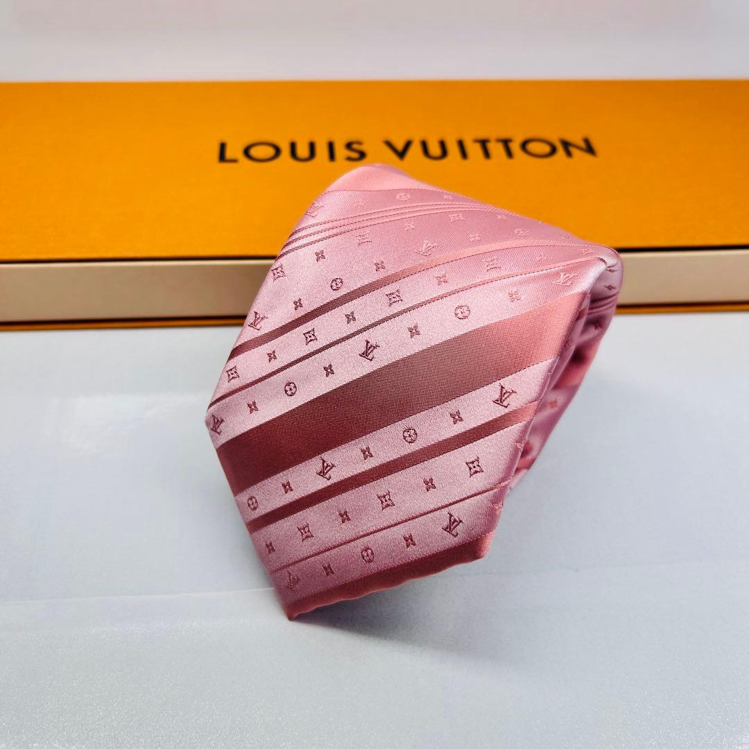 LOUIS VUITTON 極美品 ルイヴィトン ネクタイ モノグラム 大人気