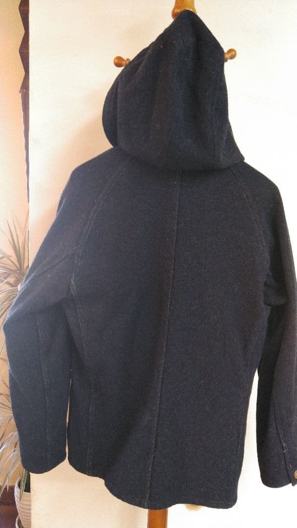 ポストオーバーオール M　スウィートベアウール カバーオール ダークネイビー