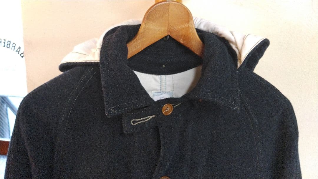 ポストオーバーオール M　スウィートベアウール カバーオール ダークネイビー