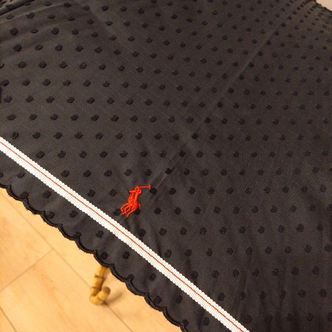 Ralph Lauren ドット柄日傘 ブラック