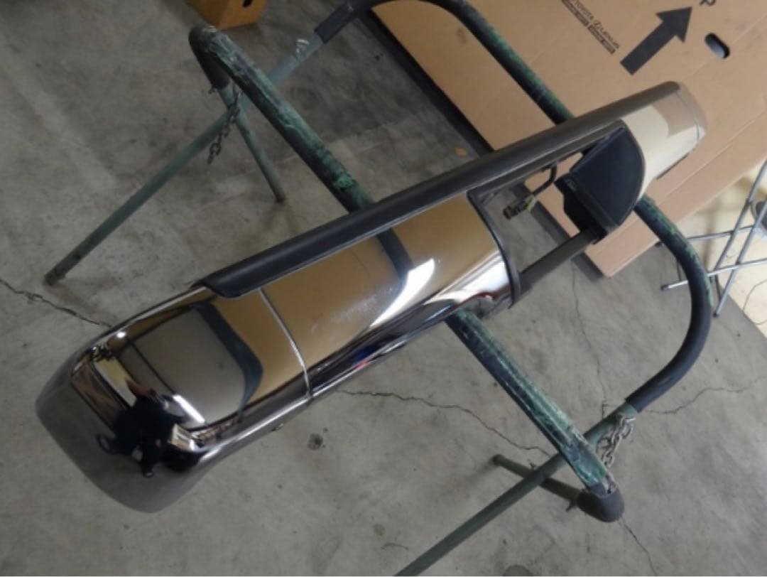 希少 D21 テラノ 後期 メッキ 純正 リアバンパー