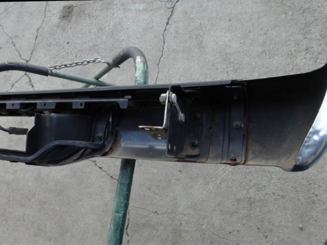 希少 D21 テラノ 後期 メッキ 純正 リアバンパー