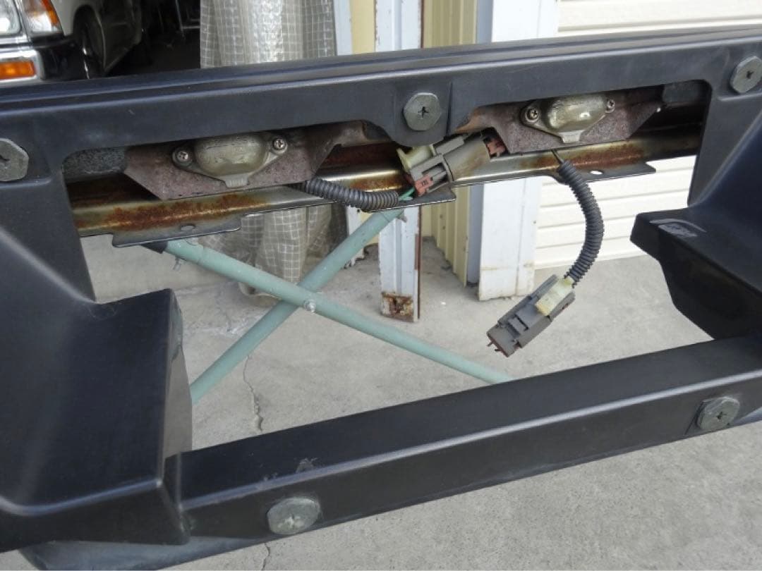 希少 D21 テラノ 後期 メッキ 純正 リアバンパー