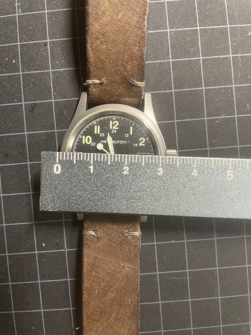 【希少⭐️ビンテージ】HAMILTON KHAKI腕時計 ブラック H683110