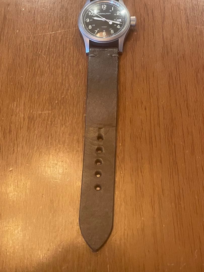 【希少⭐️ビンテージ】HAMILTON KHAKI腕時計 ブラック H683110