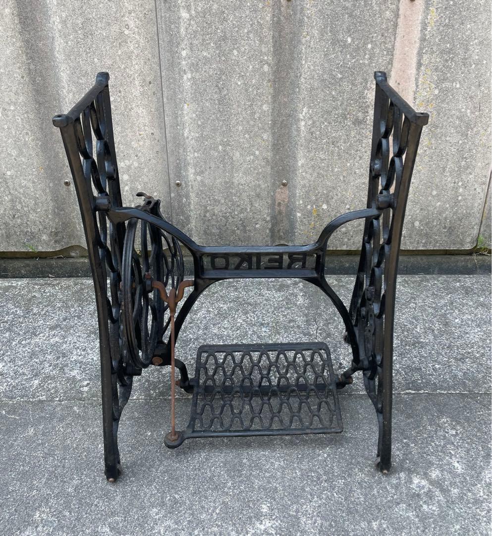 稀少/ビンテージ/イギリス製/REIKO/ミシン脚/網目脚/テーブル/店舗什器