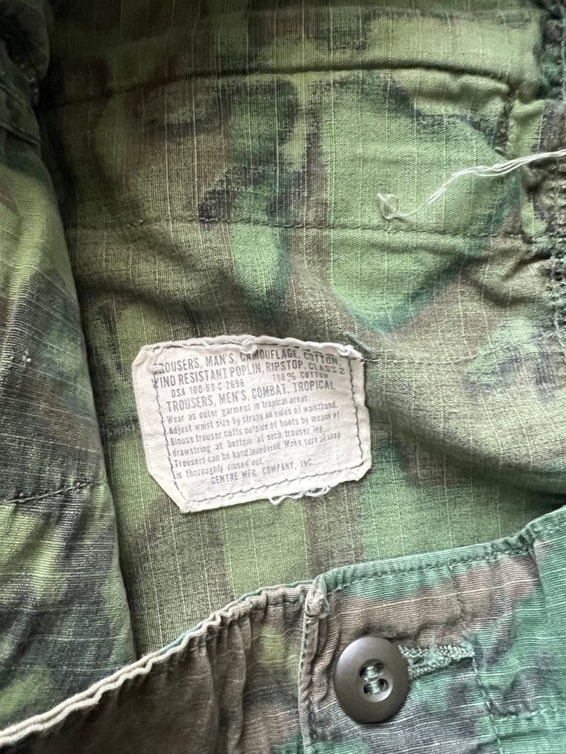 【60s】US ARMY / JUNGLE FATIGUE / M-S