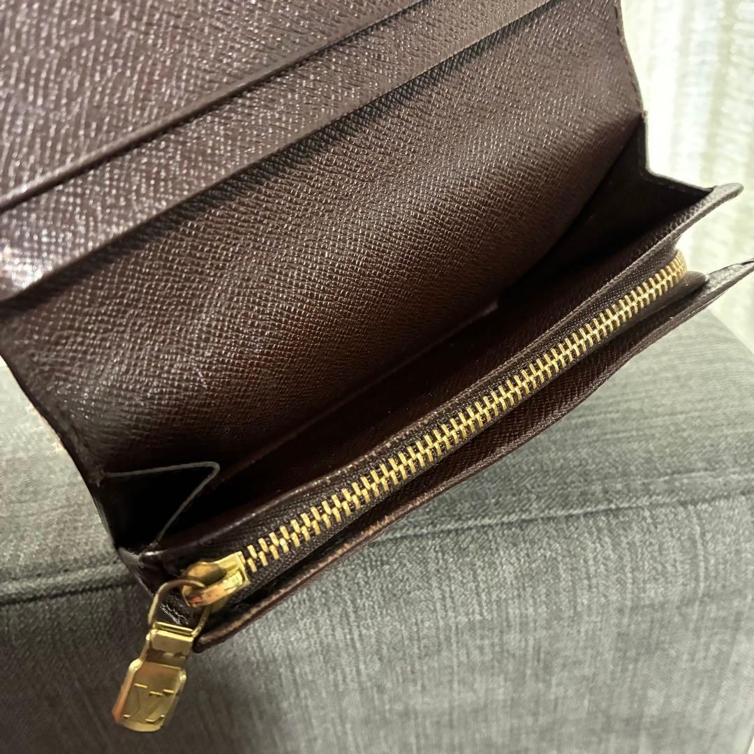 Louis Vuitton/ダミエ/L字ファスナー二つ折り財布