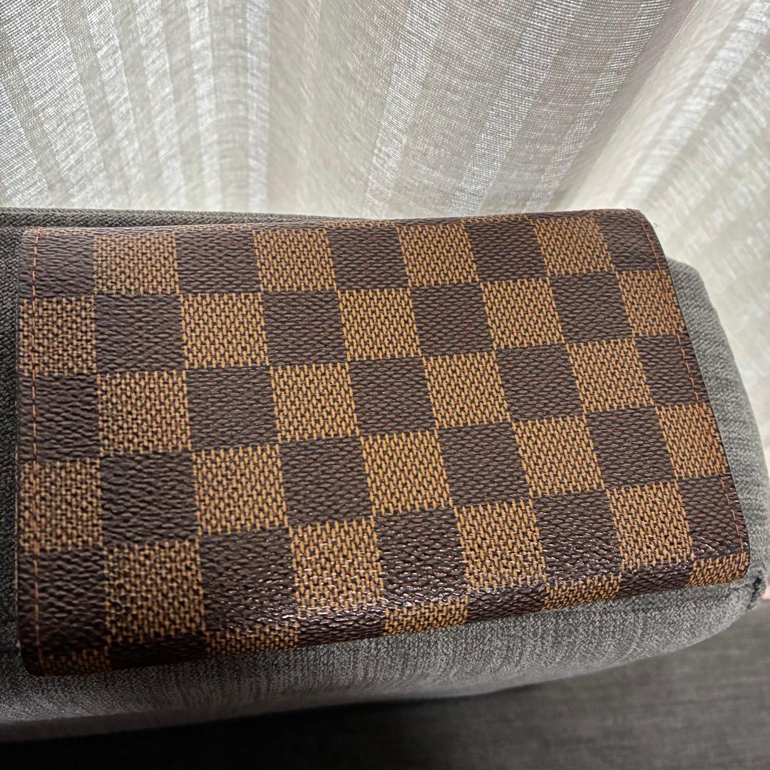 Louis Vuitton/ダミエ/L字ファスナー二つ折り財布