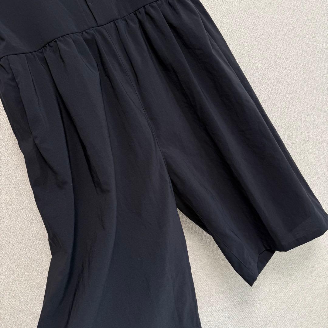 NO CONTROL AIR 強撚ポリエステルストレッチポプリンオーバーオール