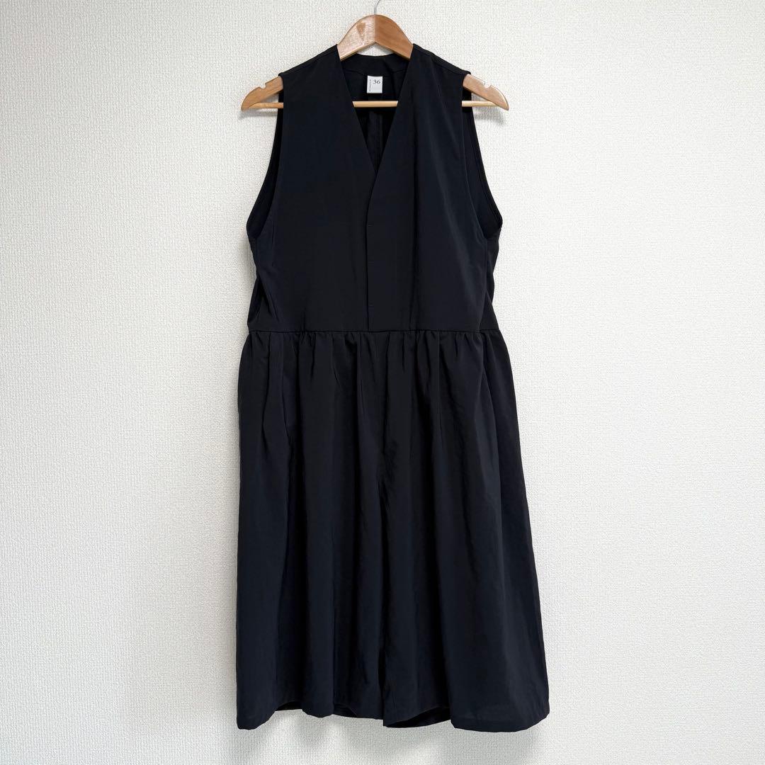 NO CONTROL AIR 強撚ポリエステルストレッチポプリンオーバーオール