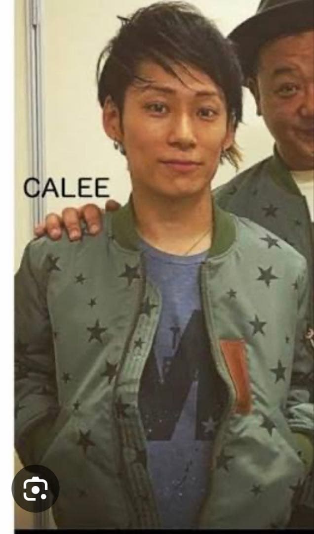 UVERworld TAKUYA 着用Calee 星柄 MA-1