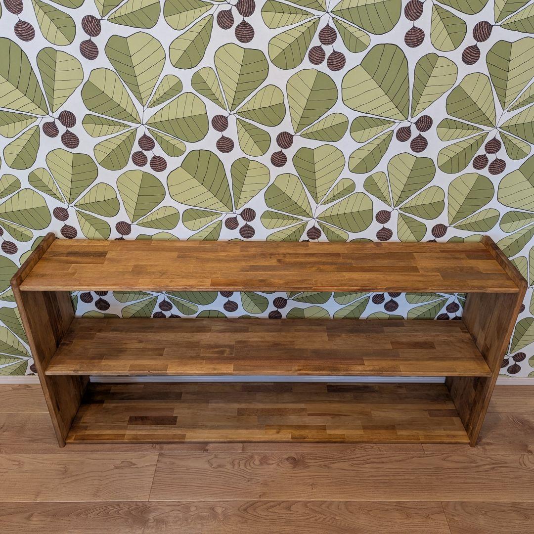 りん　絵本棚　木製棚　✨　木製ハンドメイド　リビングボード　モンテッソーリ