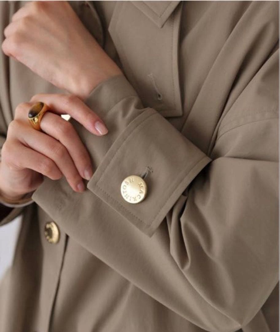 MACKINTOSH 別注 HUMBIE ステンカラーショートコート