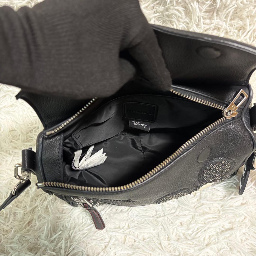 ✨未使用級/限定品✨デシグアル×ディズニー ショルダーバッグ ミッキー スタッズ