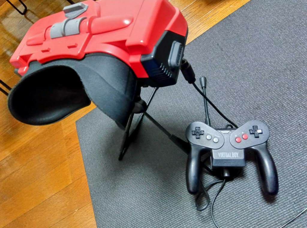 バーチャルボーイ本体　箱なし　ACアダプタタップ、レッドアラーム　テトリスセット