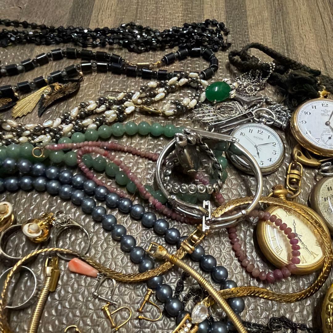 アクセサリーまとめ売り 遺品整理 ビンテージ K18 SV925