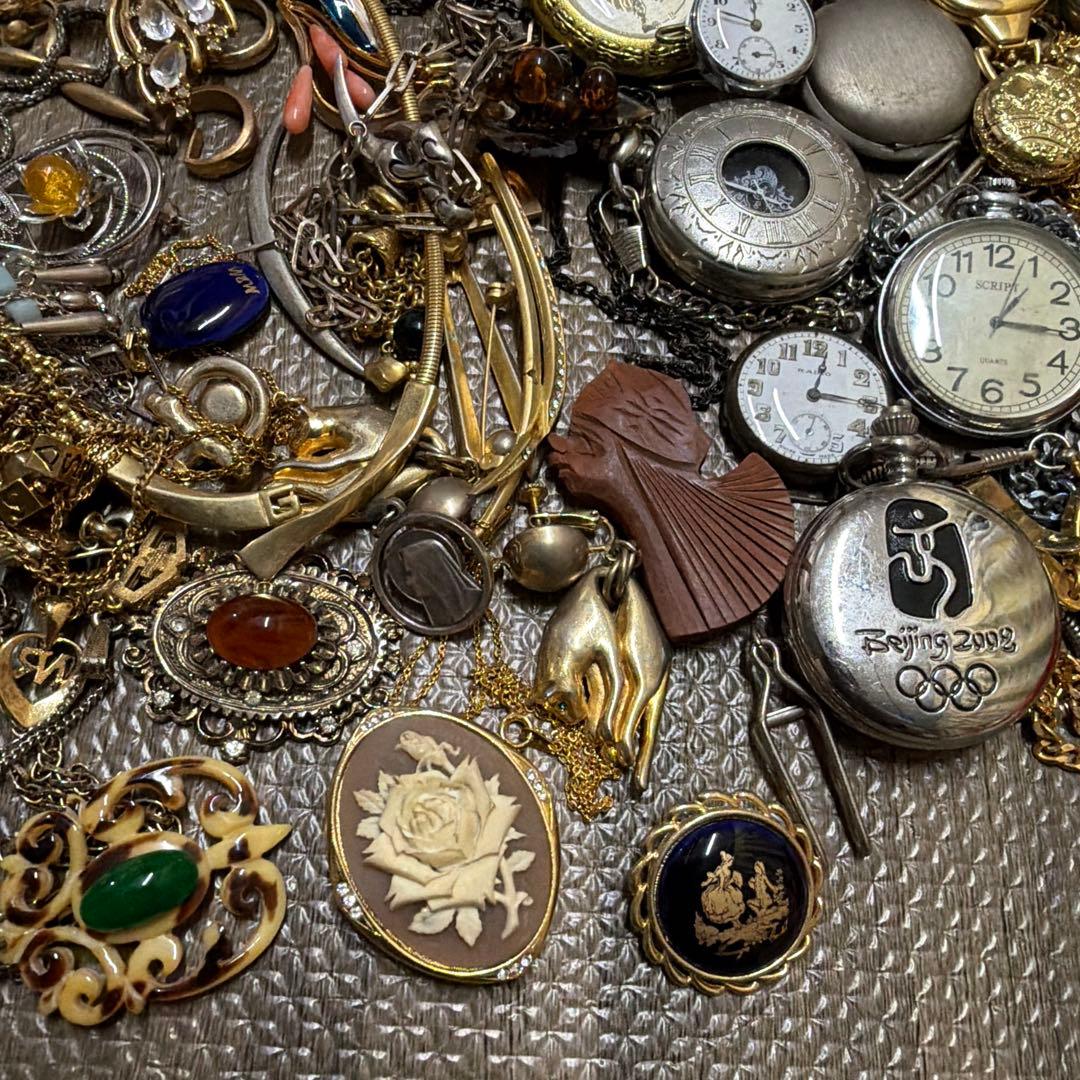 アクセサリーまとめ売り 遺品整理 ビンテージ K18 SV925