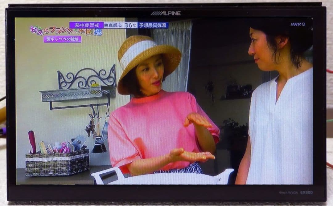 動作◎ 2016 アルパイン　EX900　9インチ フルセグ　SDナビ　カーナビ