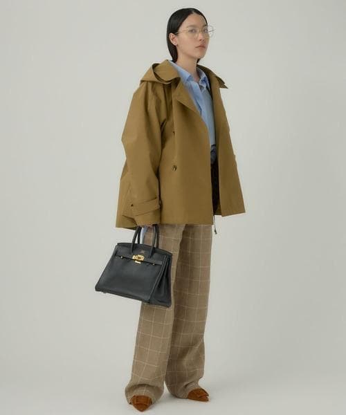 【極美品】Chaosカオス/VACHEMENT 別注 ショートトレンチコート