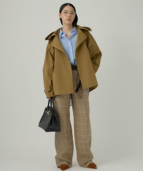 【極美品】Chaosカオス/VACHEMENT 別注 ショートトレンチコート