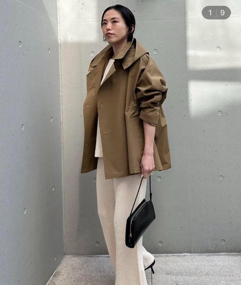 【極美品】Chaosカオス/VACHEMENT 別注 ショートトレンチコート