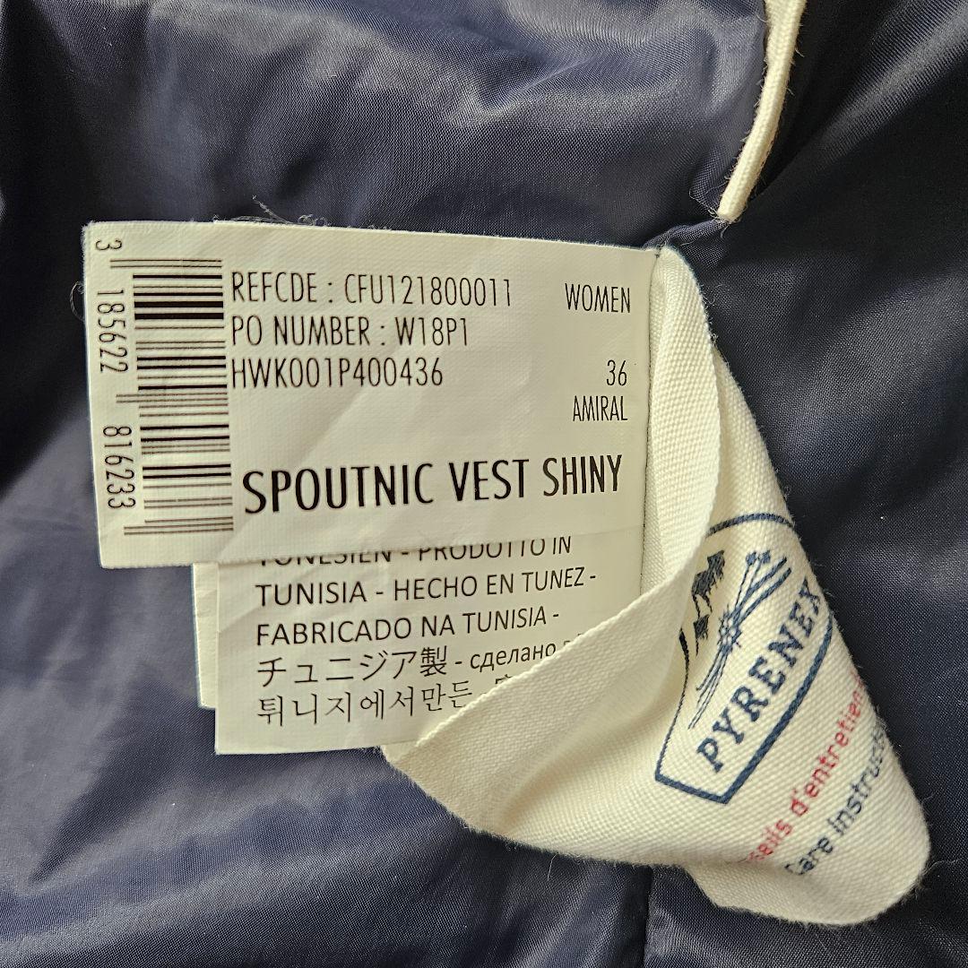 ピレネックス ダウンベスト36 レディース スプートニックベスト/モンクレール