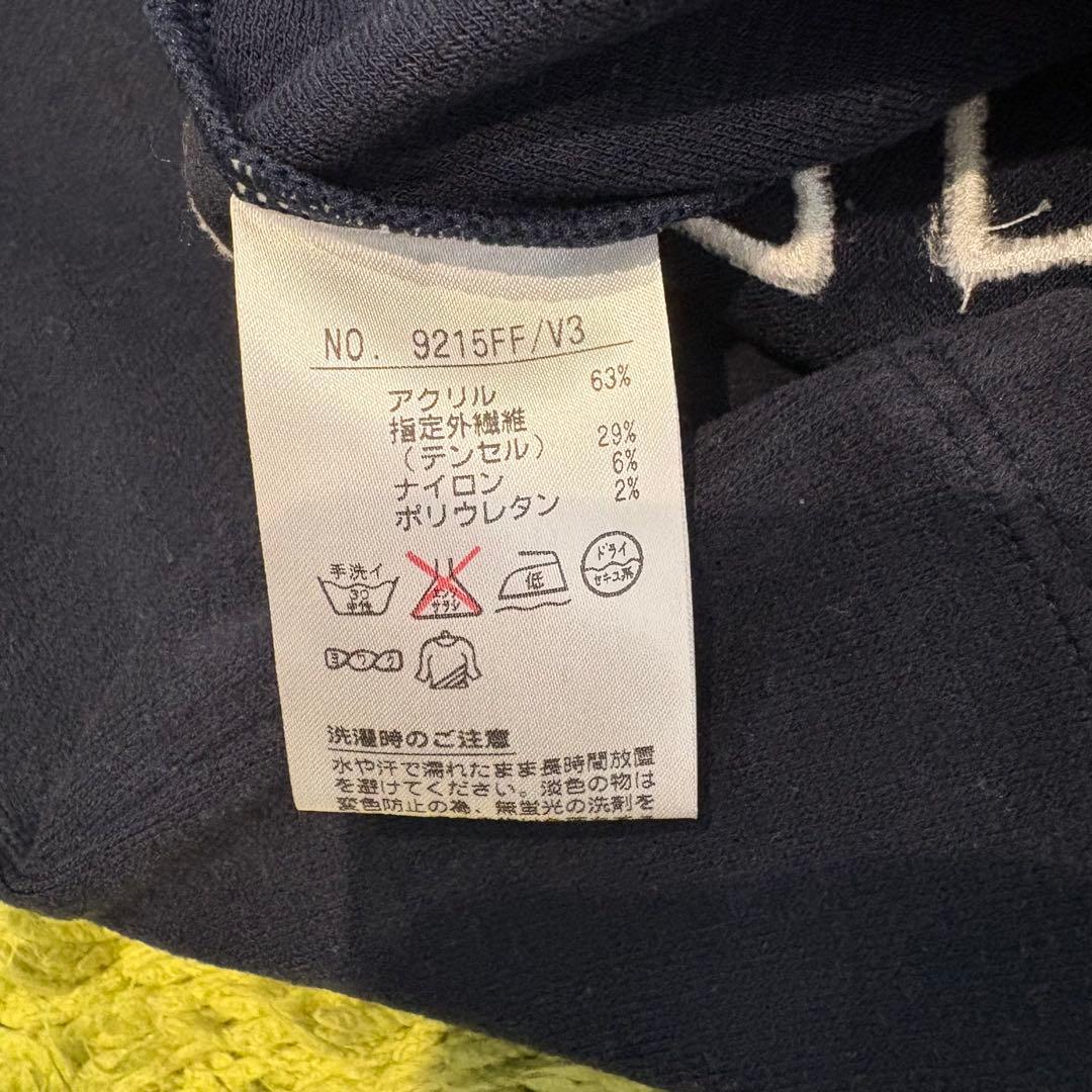 and per se アンパスィ長袖ハイネック モックネック ネイビー Mサイズ