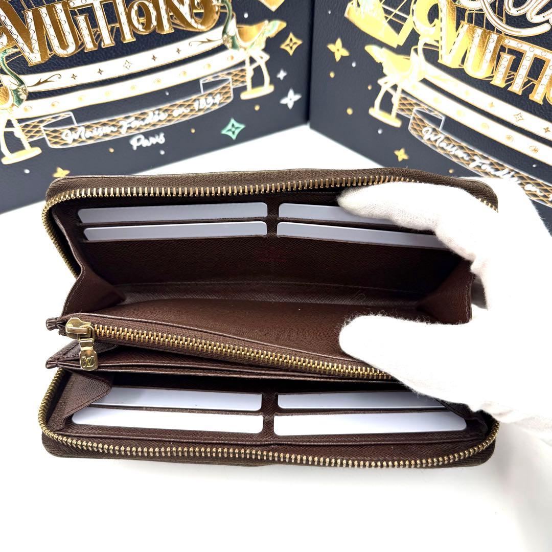ルイヴィトン ジッピーウォレット ダミエ エベヌ ラウンドファスナー 長財布