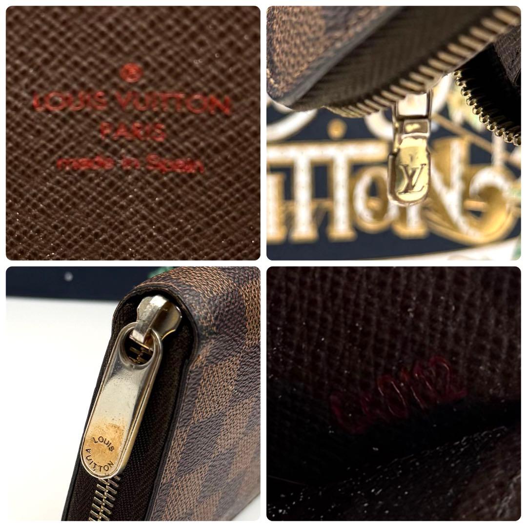 ルイヴィトン ジッピーウォレット ダミエ エベヌ ラウンドファスナー 長財布