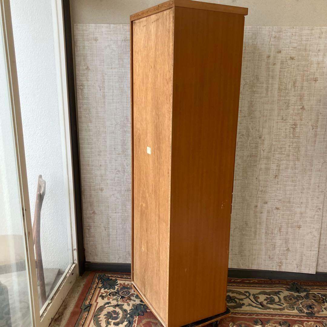 昭和レトロ 古家具 ガラス戸 木製 食器棚 カップボード キャビネット 飾り棚