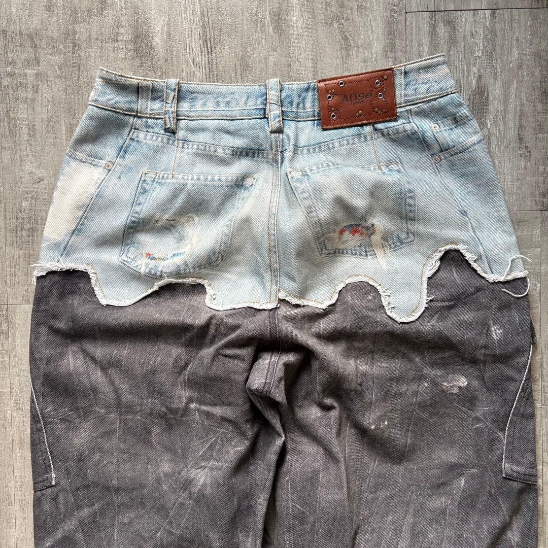 ANDERSON BELL denim printed cargo デニム　28