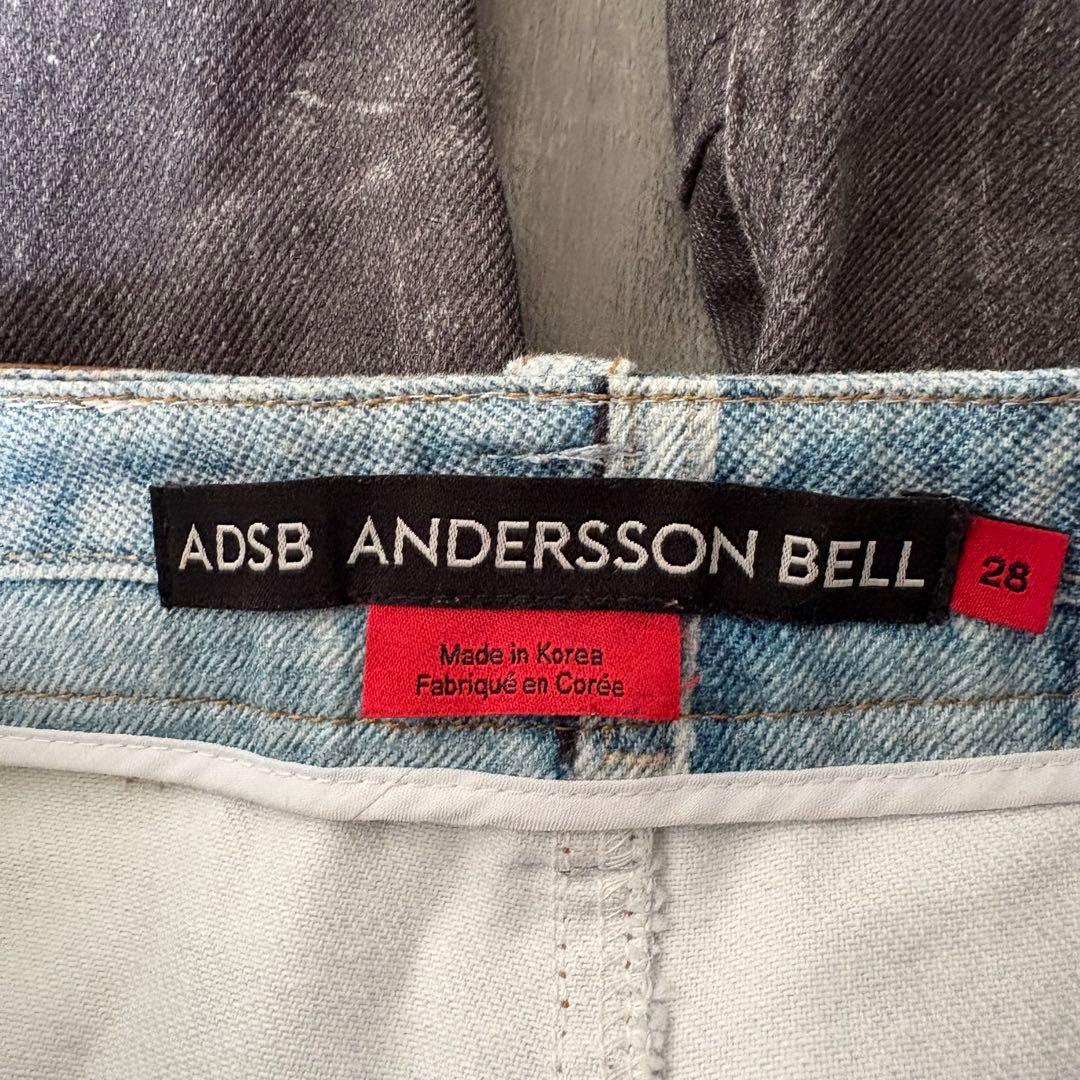 ANDERSON BELL denim printed cargo デニム　28