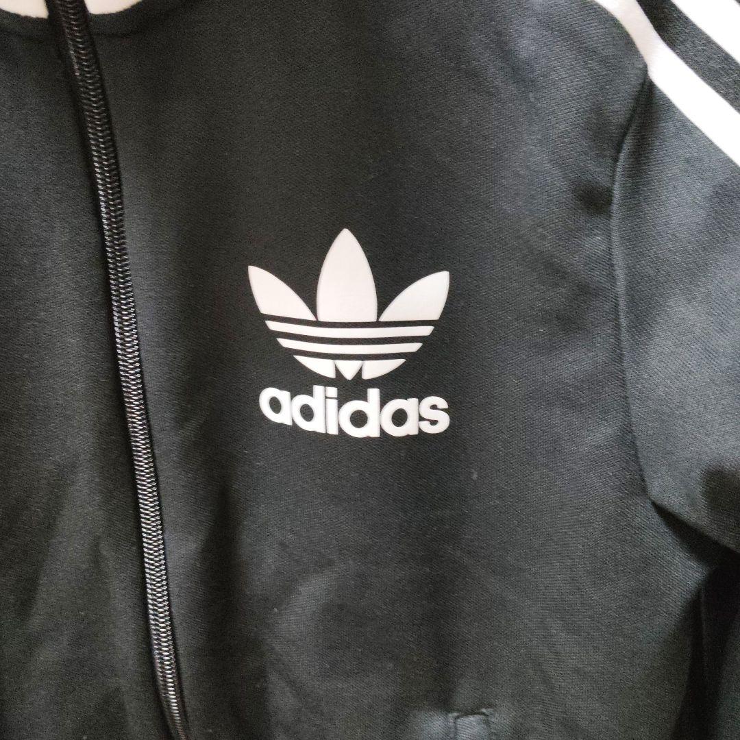 adidasベッケンバウアートラックジャケット黒/白　Ｓ ほぼ新品