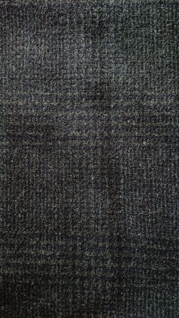 45R☆ブリティッシュウールツイードチェックのストレッチドレス/チャコール♪