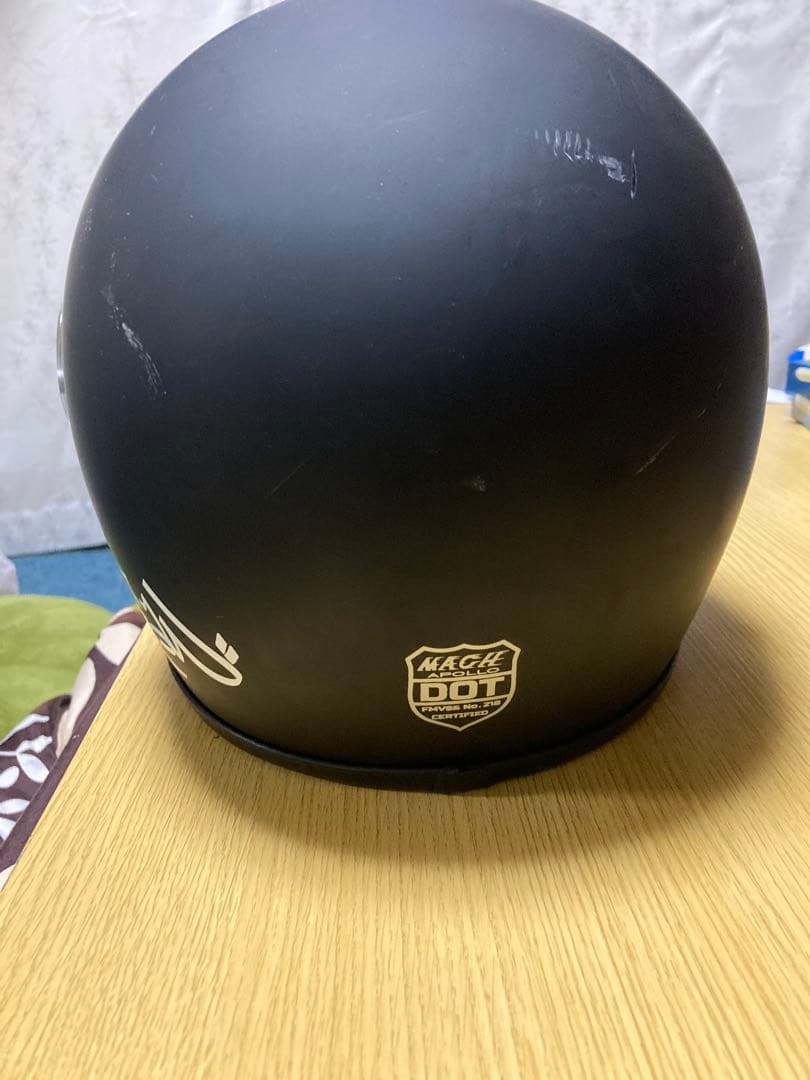 MACHホール　マットブラック ヘルメット 帽体小さい