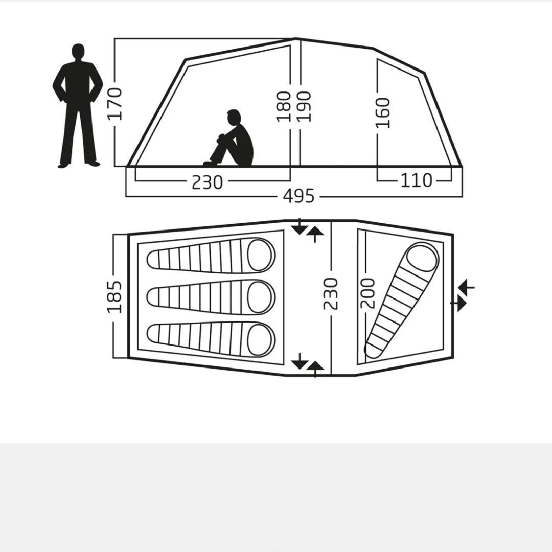 【新品】定価21万 nordisk REISA 4 PU TENT