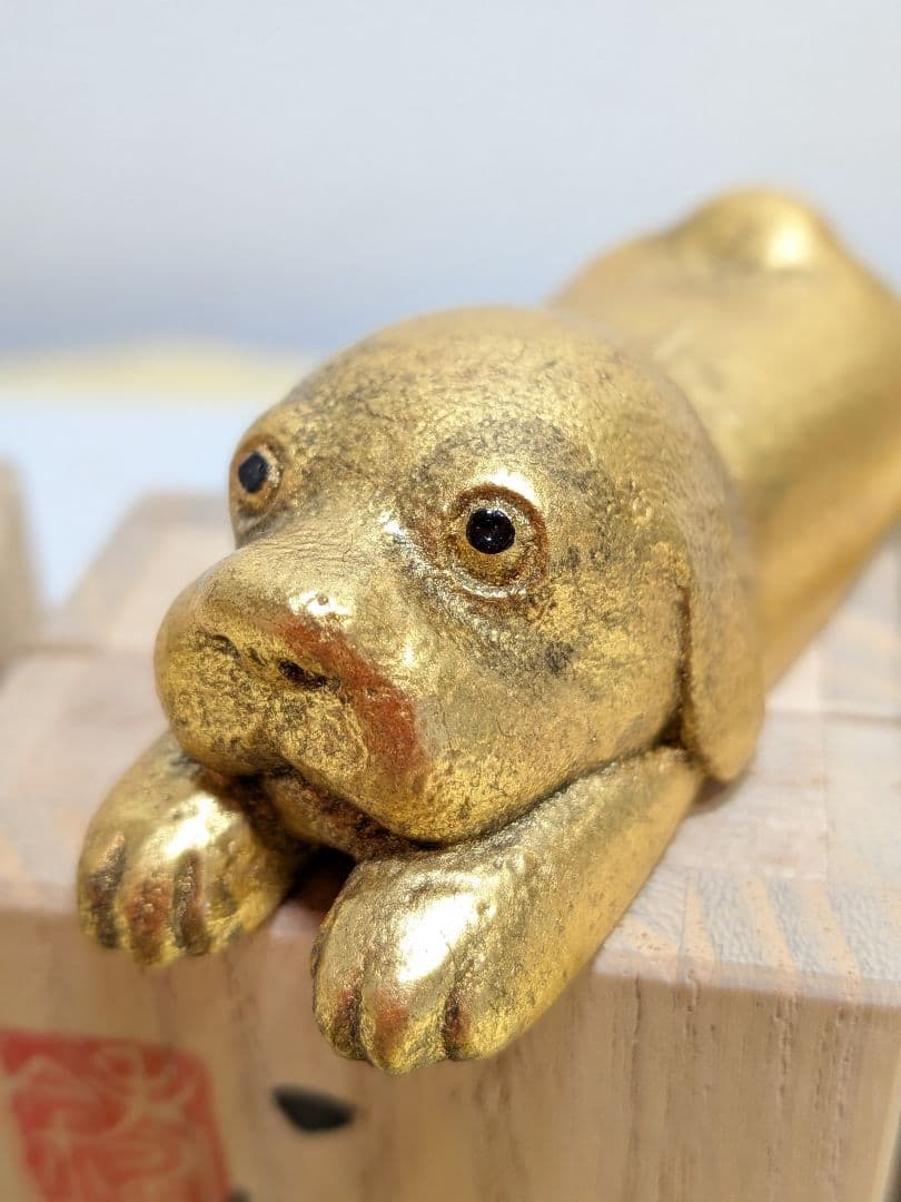 薮内佐斗司　ブロンズ像　らぶ　ゴールド シルバー ブロンズ　三色セット　共箱