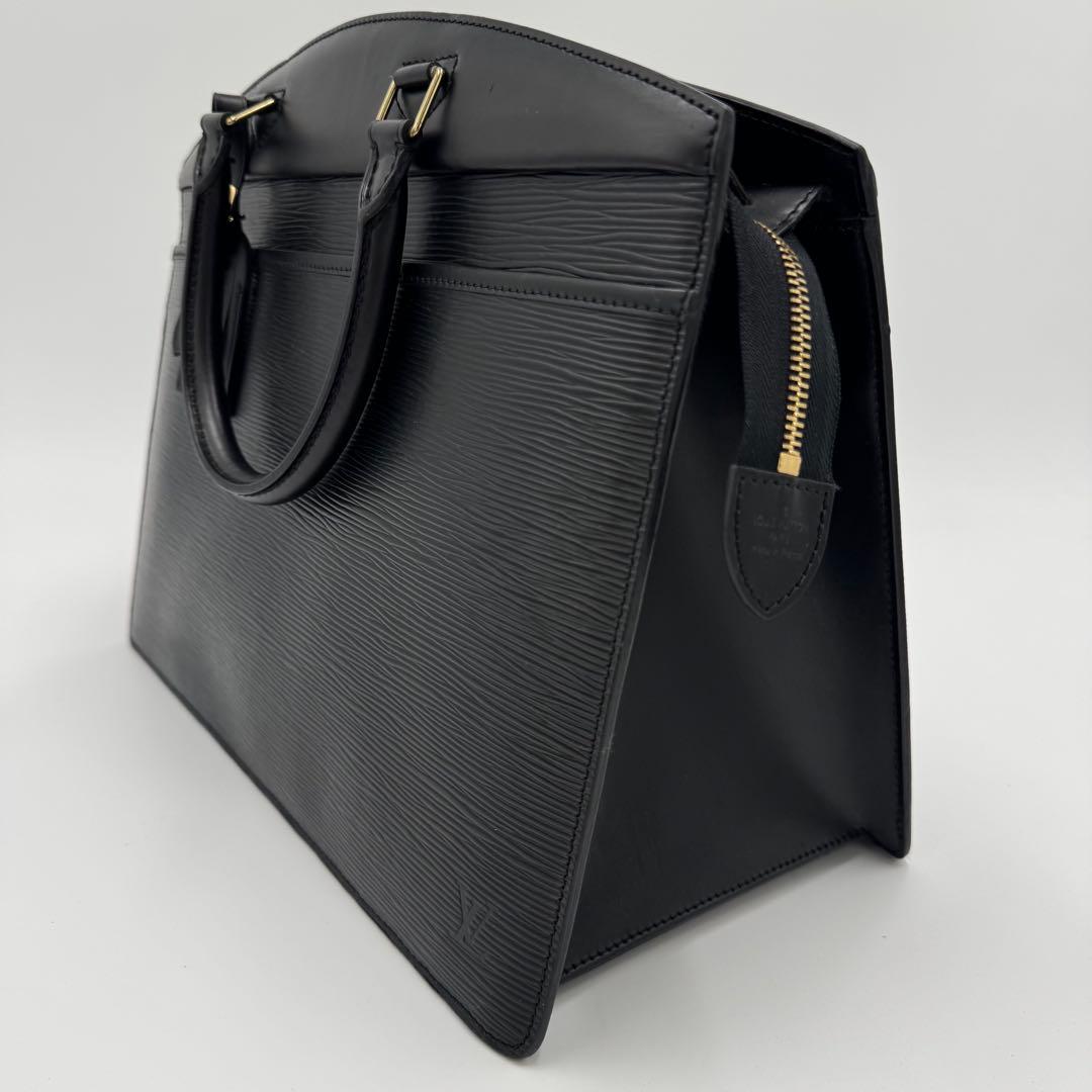 ルイヴィトン エピ リヴィエラ レザー ハンドバッグ ビジネス ブラック