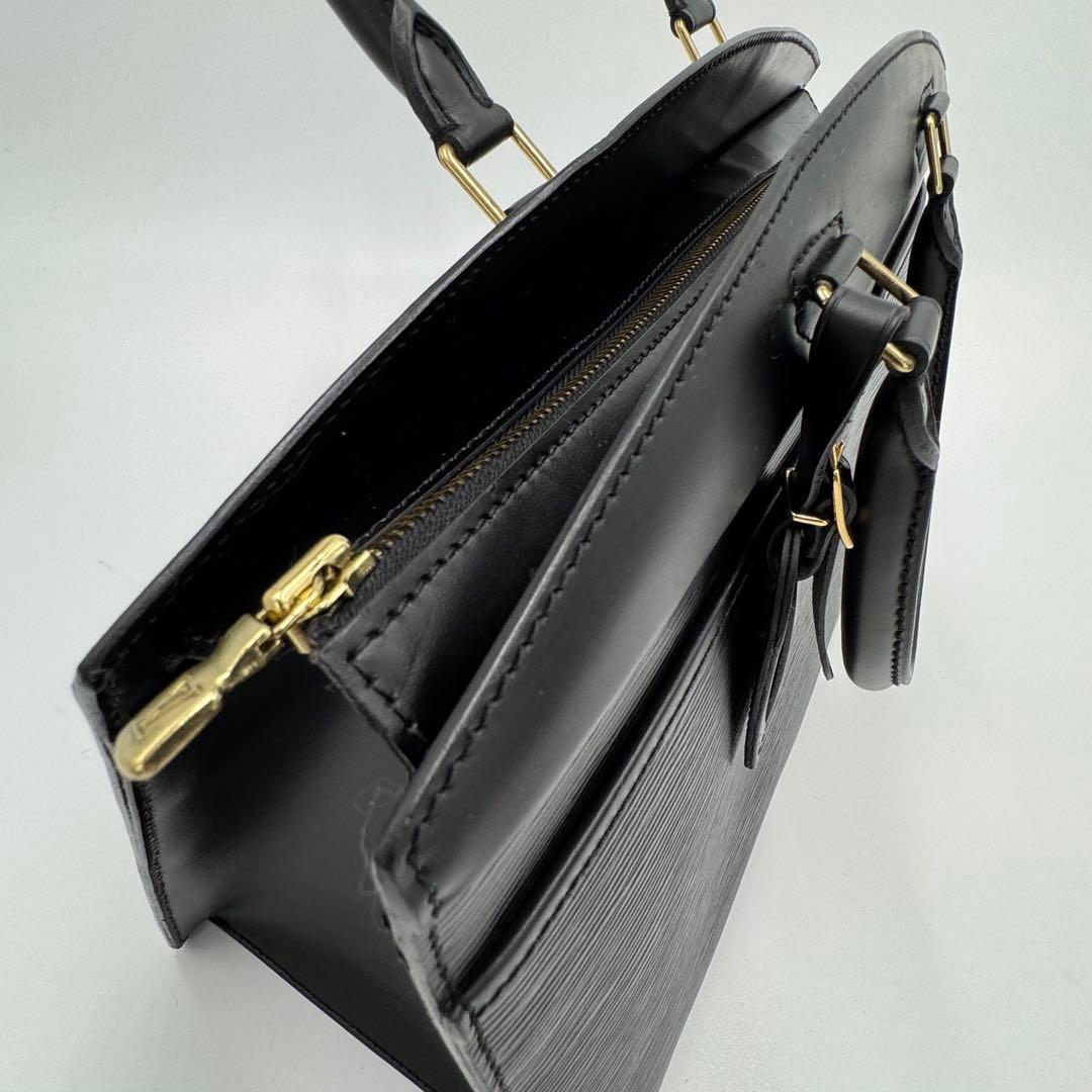 ルイヴィトン エピ リヴィエラ レザー ハンドバッグ ビジネス ブラック