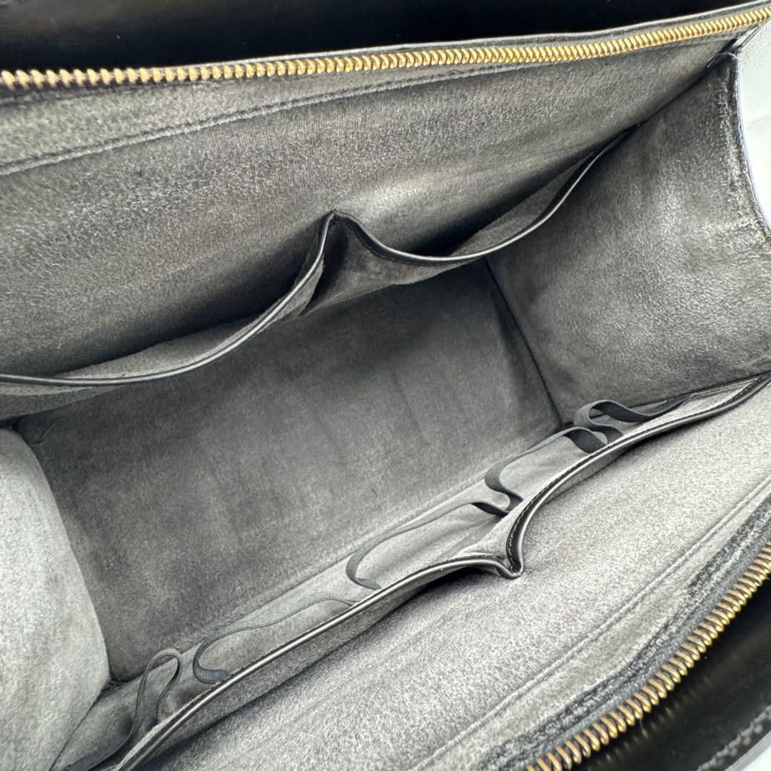 ルイヴィトン エピ リヴィエラ レザー ハンドバッグ ビジネス ブラック