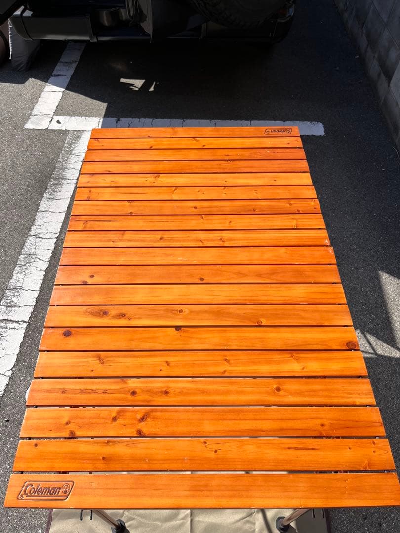 コールマン　ナチュラルウッドロールテーブル クラシック