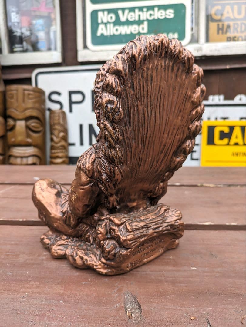 70's ネイティブアメリカン インディアン置物　プエブロUSAヴィンテージ雑貨