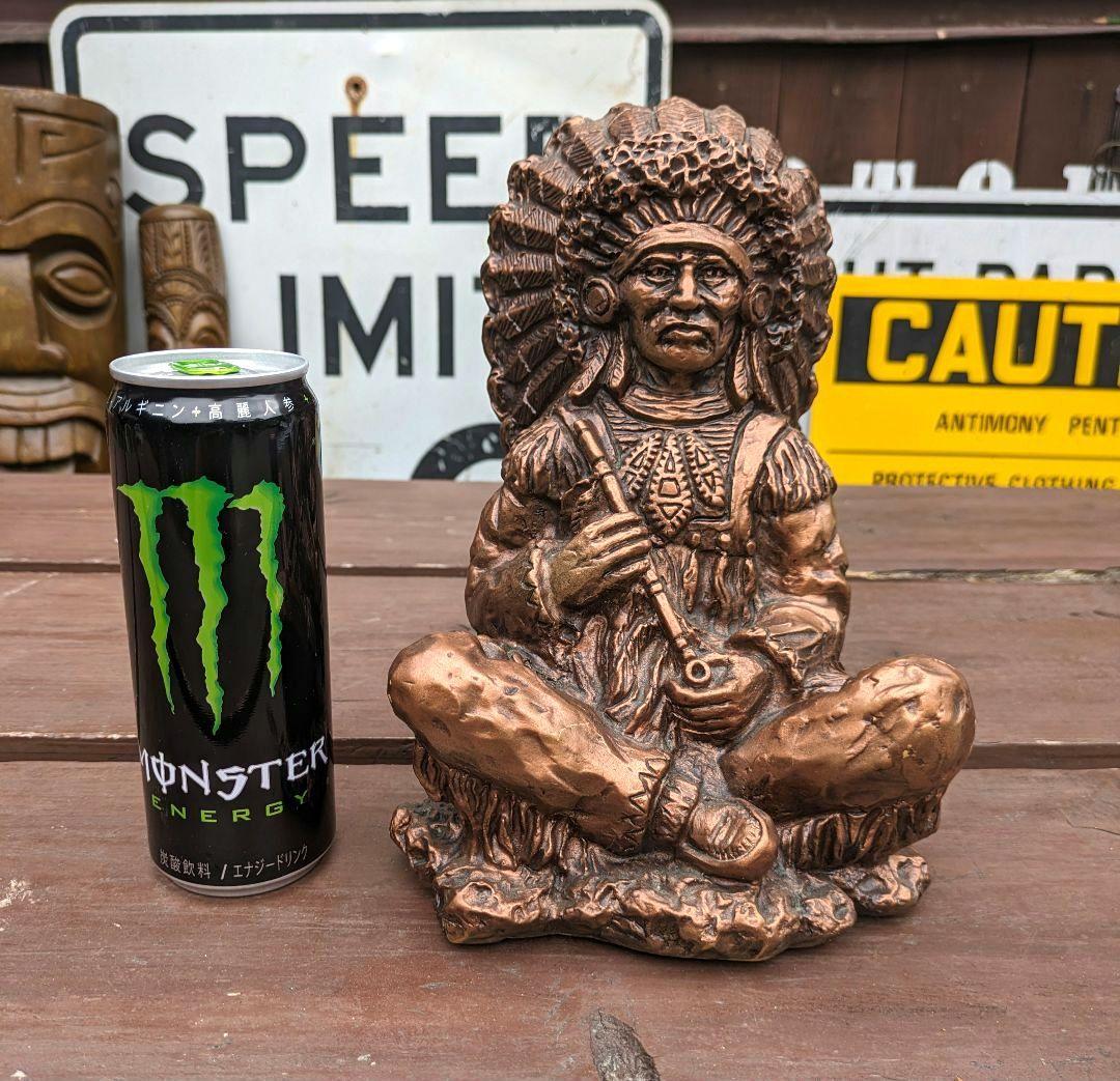 70's ネイティブアメリカン インディアン置物　プエブロUSAヴィンテージ雑貨