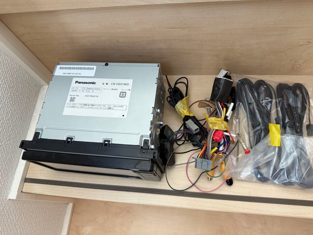 ストラーダ CN-HE01WD 地図データ2021年 フルセグ 新品アンテナ付