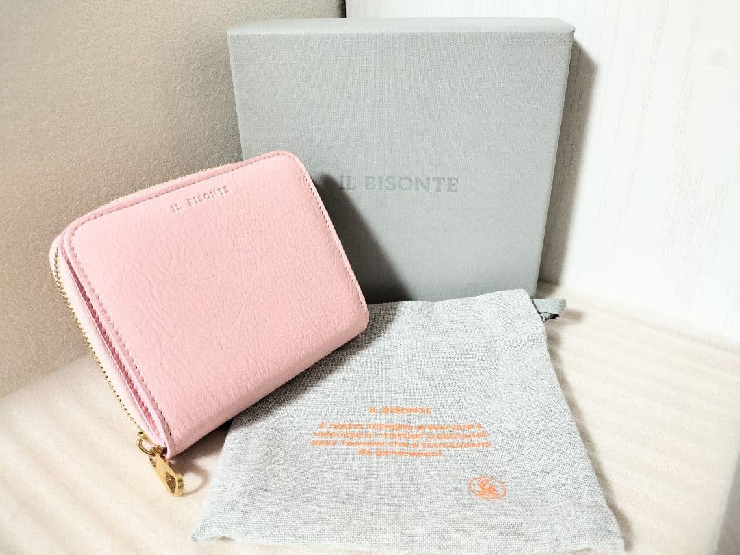 だだみIL BISONTE 新品イルビゾンテ 二つ折り財布 コンパクト財布