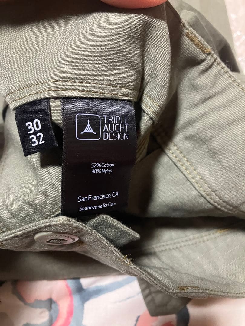 新品tadgear force10カーゴパンツ usa製 30×32 タッドギア