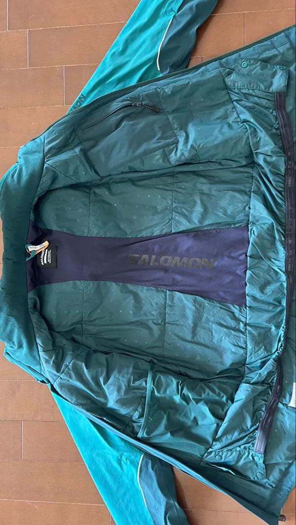 サロモン SALOMON BRILLIANT JKT Ｌサイズ　グリーン