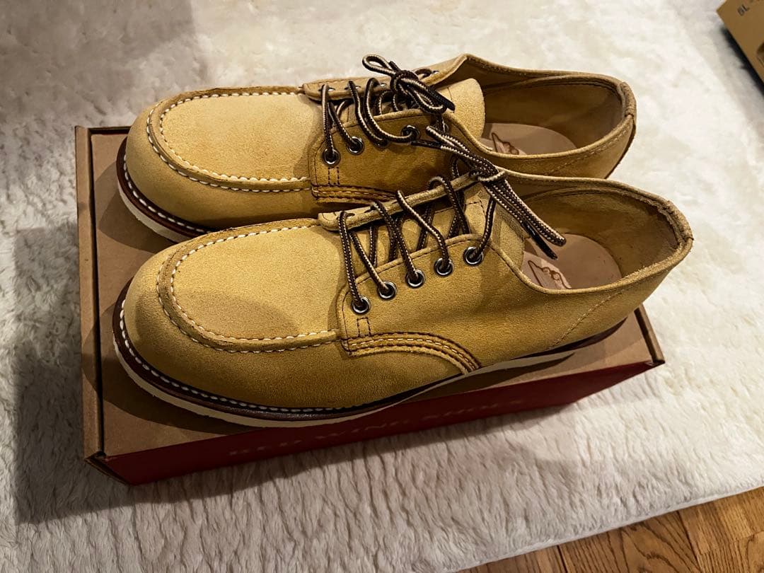 モックトゥ　オックスフォード　27.5㎝　レッドウイング　ラフアウト