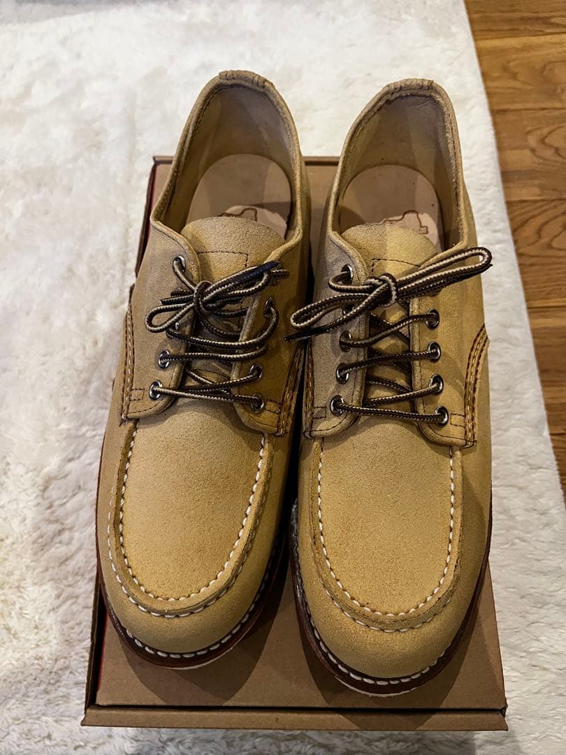 モックトゥ　オックスフォード　27.5㎝　レッドウイング　ラフアウト